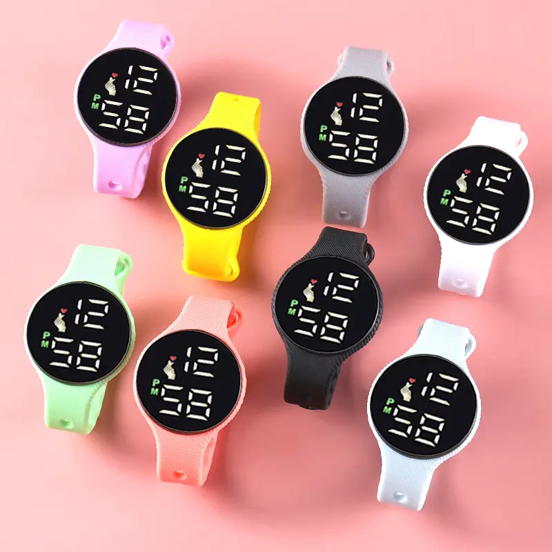 Yellow Digital Touch Watch for Students - Image 11