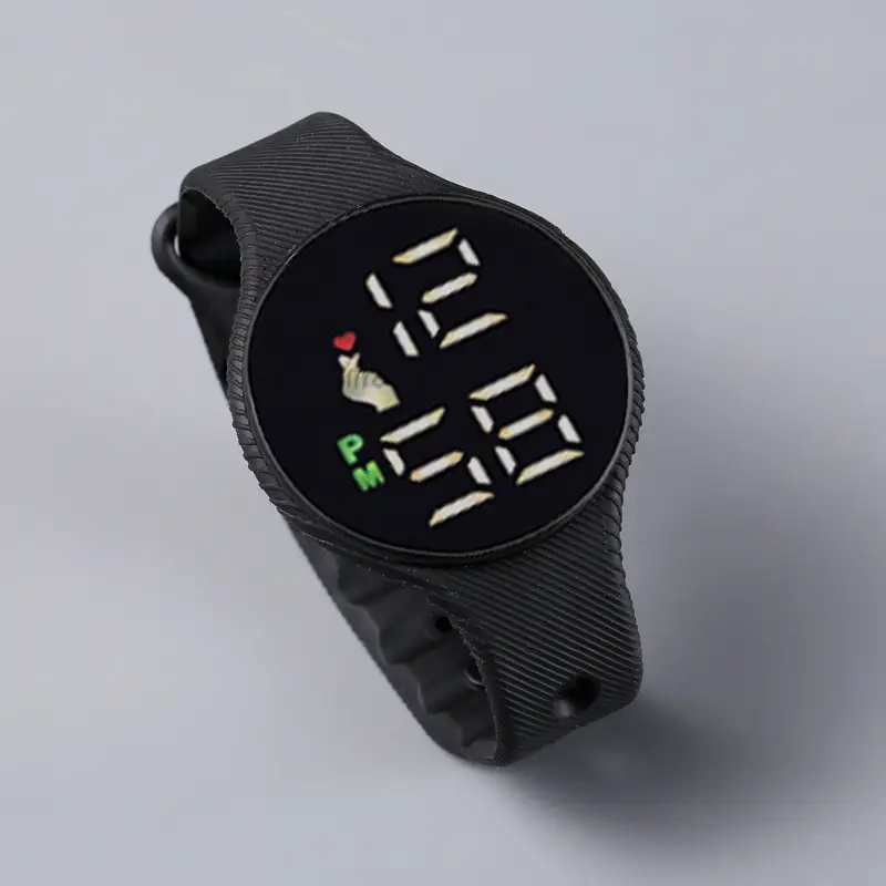 Yellow Digital Touch Watch for Students - Image 3