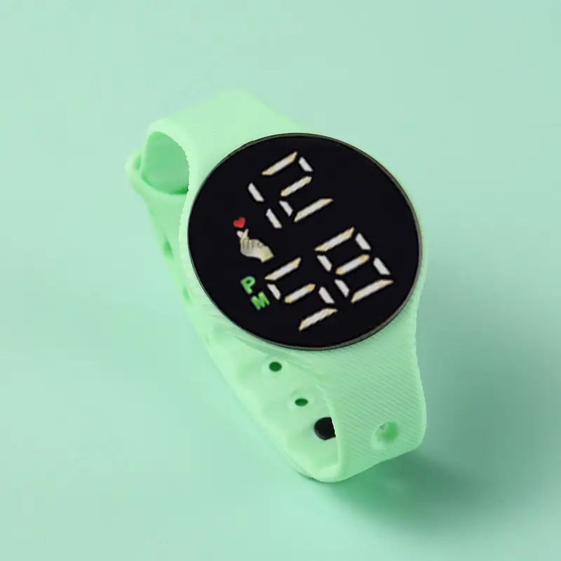 Yellow Digital Touch Watch for Students - Image 4