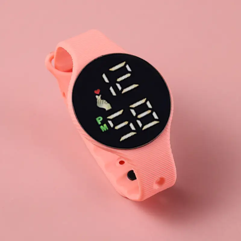 Yellow Digital Touch Watch for Students - Image 5