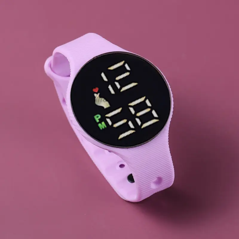 Yellow Digital Touch Watch for Students - Image 8