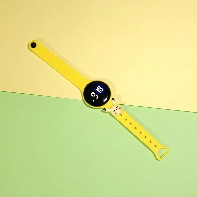 Touch Screen Waterproof Luminous Round Watch for Girls