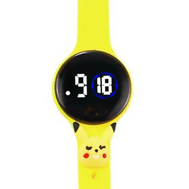 Touch Screen Waterproof Luminous Round Watch for Girls