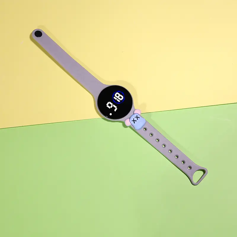 Touch Screen Waterproof Luminous Round Watch for Girls