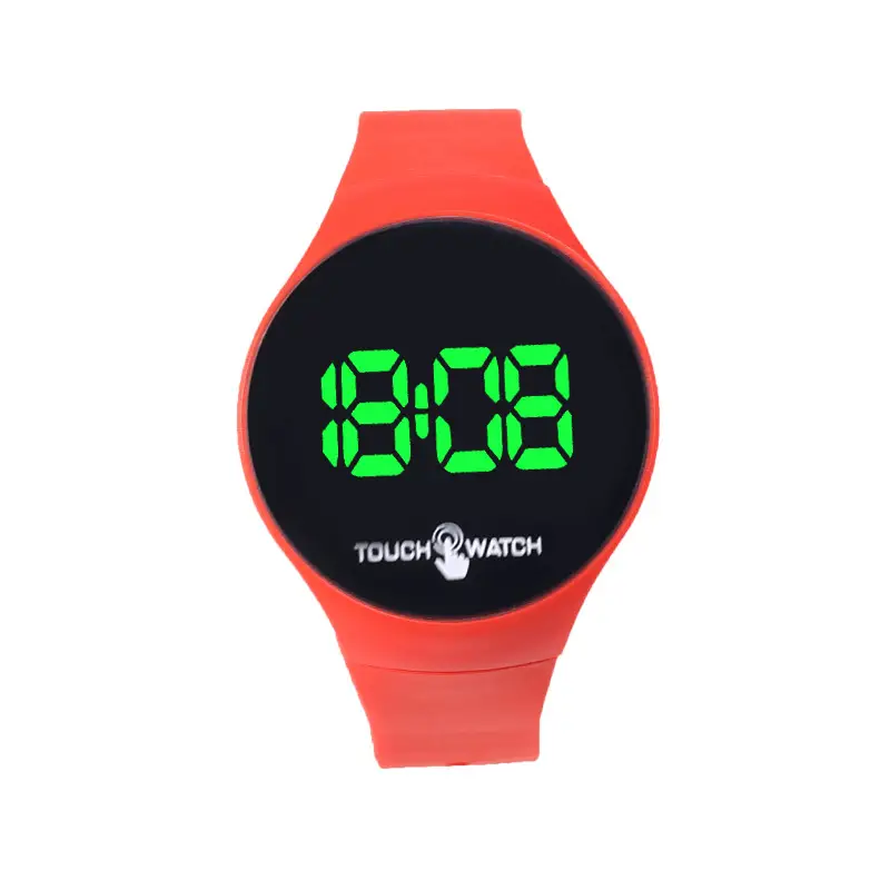Korean Style Touch Screen Green LED Watch - Image 14