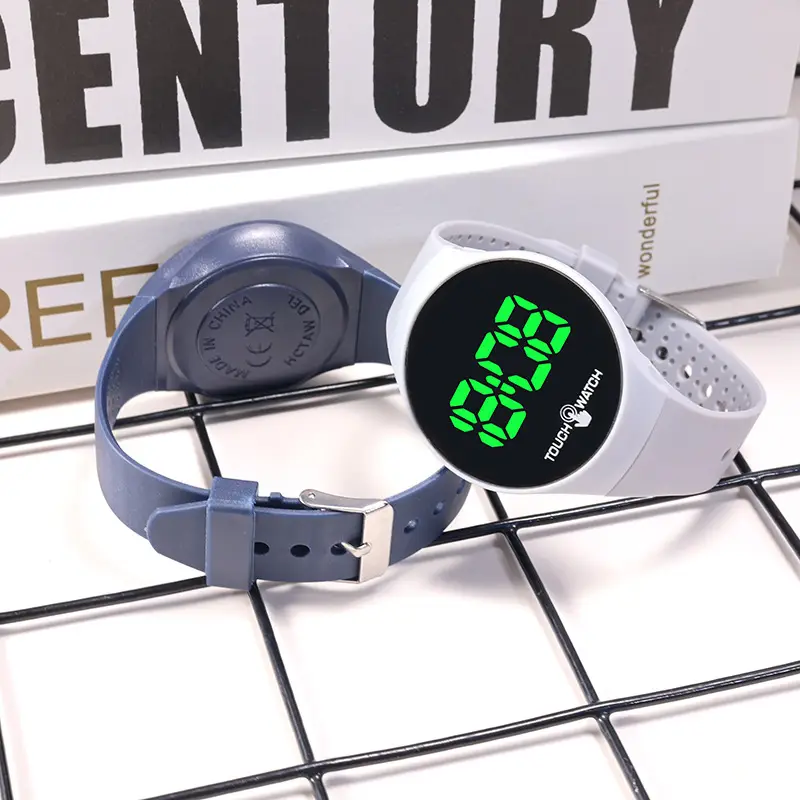 Korean Style Touch Screen Green LED Watch — feature 10