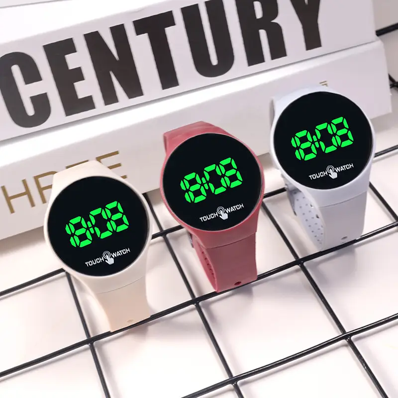Korean Style Touch Screen Green LED Watch — feature 2