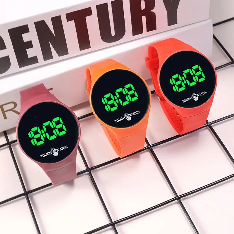 Korean Style Touch Screen Green LED Watch — feature 3