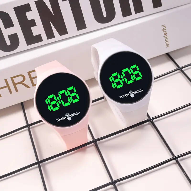 Korean Style Touch Screen Green LED Watch — feature 5