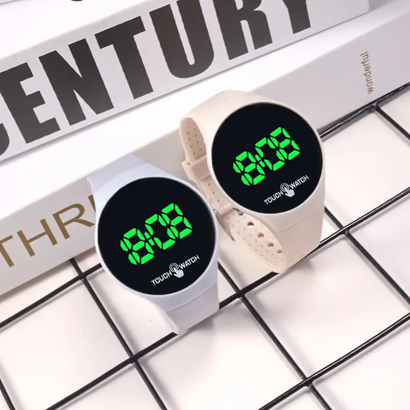 Korean Style Touch Screen Green LED Watch — feature 6