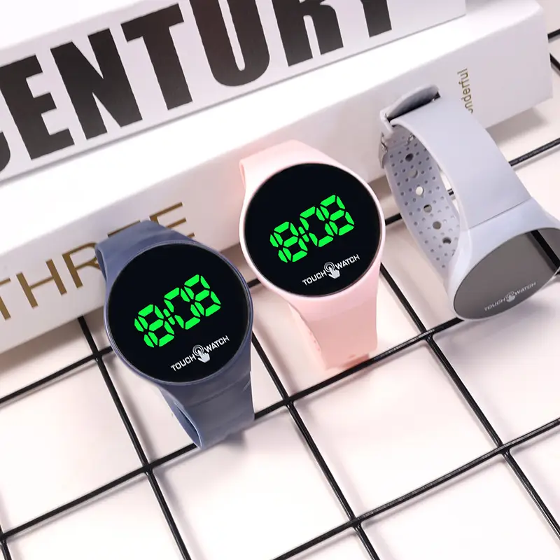 Korean Style Touch Screen Green LED Watch — feature 7