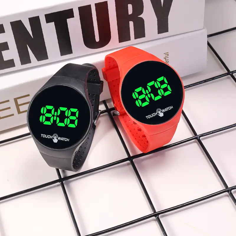 Korean Style Touch Screen Green LED Watch — feature 8