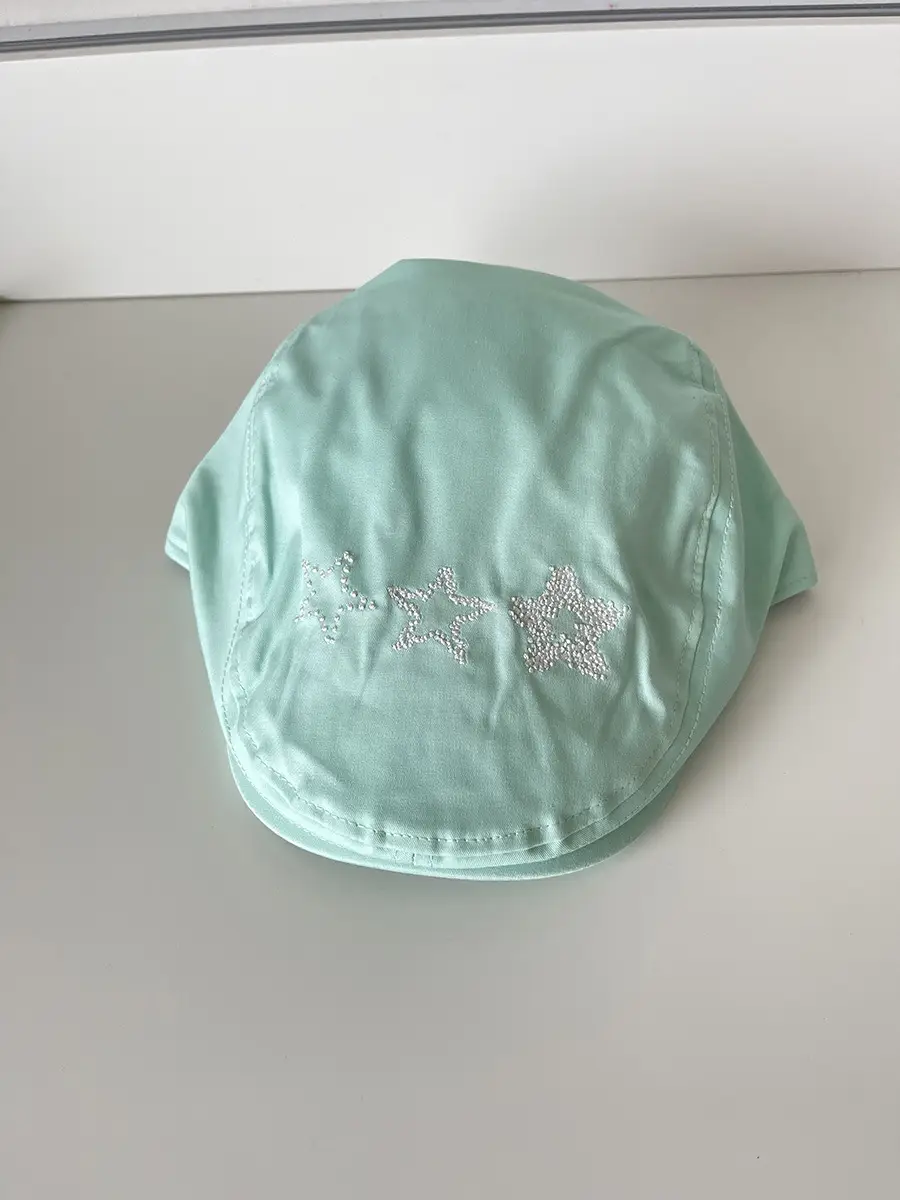 Women Star Embroidered Beret Caps Large Circumference — feature 10