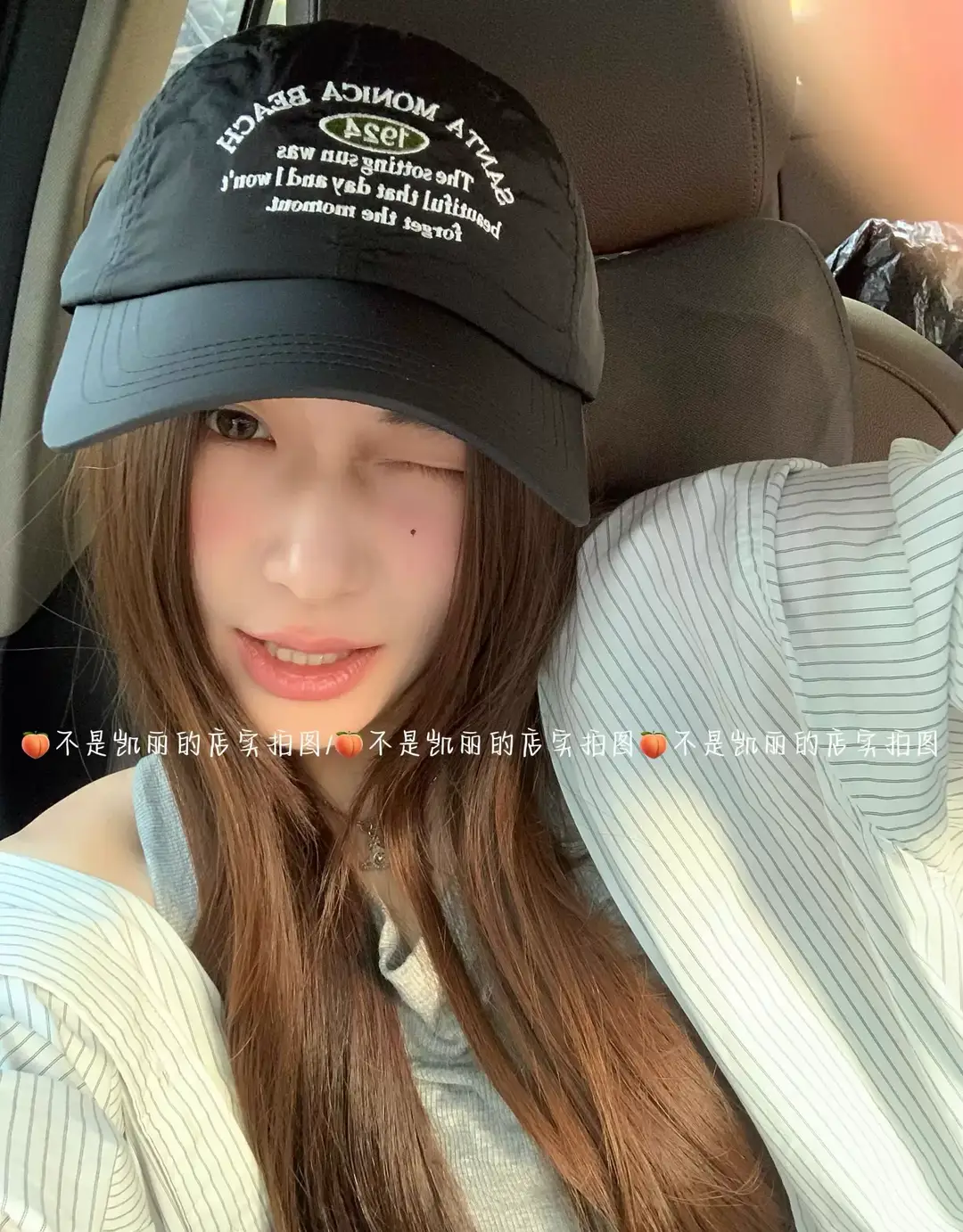 Women Blue Letter Cap Summer Face Slim Baseball Cap — feature 27