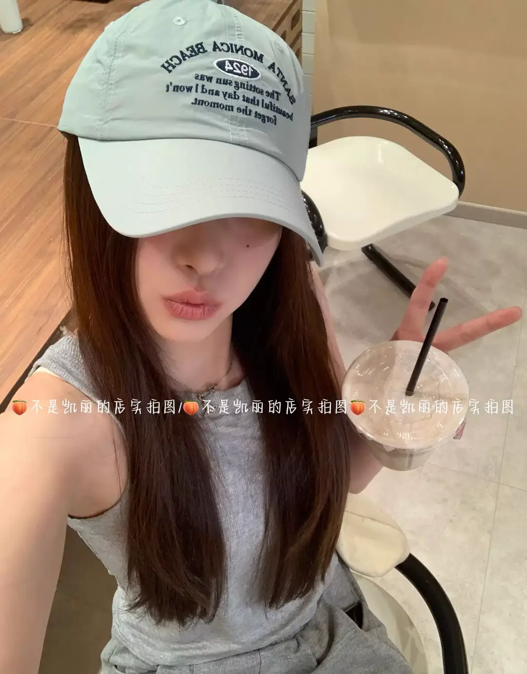 Women Blue Letter Cap Summer Face Slim Baseball Cap — feature 9