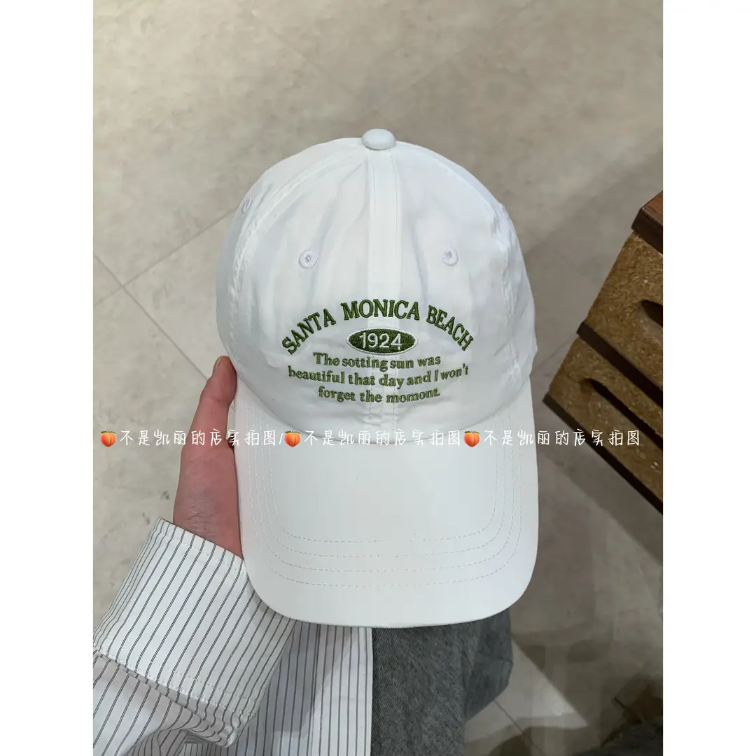 Women Blue Letter Cap Summer Face Slim Baseball Cap - Image 4