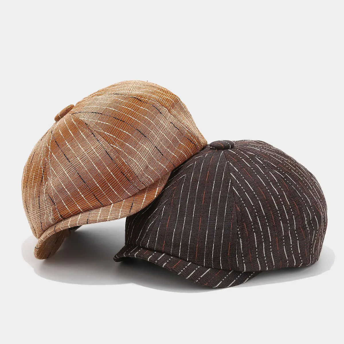 Japanese Striped Cap Women Spring Autumn Summer