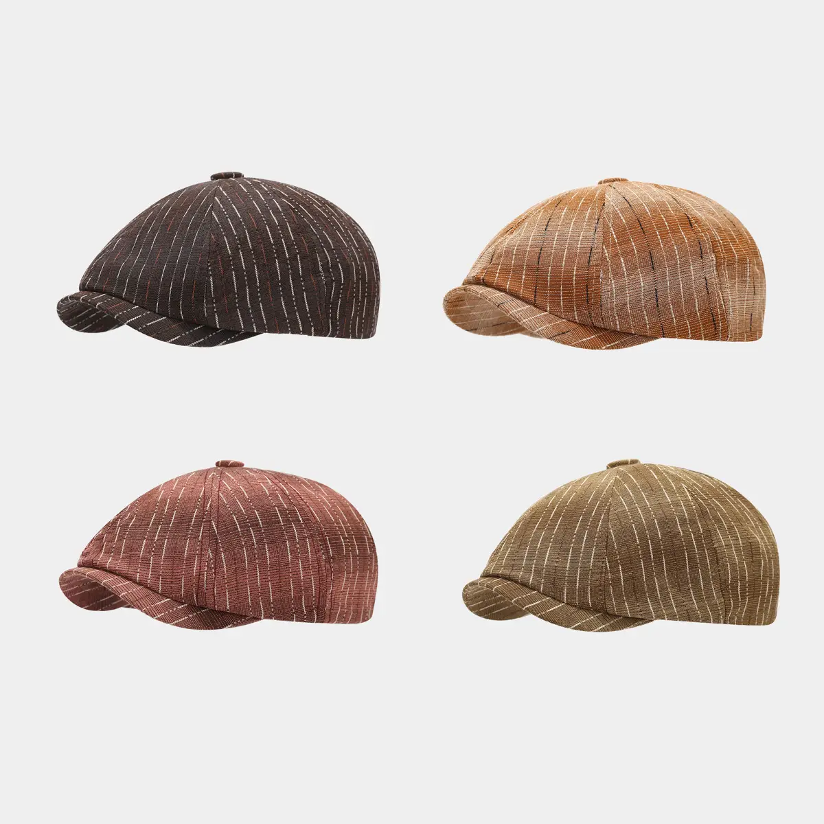 Japanese Striped Cap Women Spring Autumn Summer — feature 1