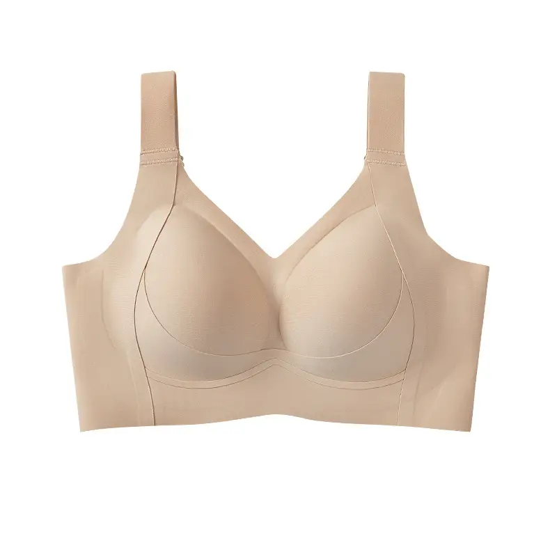 Contouring Cup, Adjustable Anti-Sagging, Breast-Retracting, Seamless Bra, Soft Support, Push-Up, Large Size, Full-Cup Bra