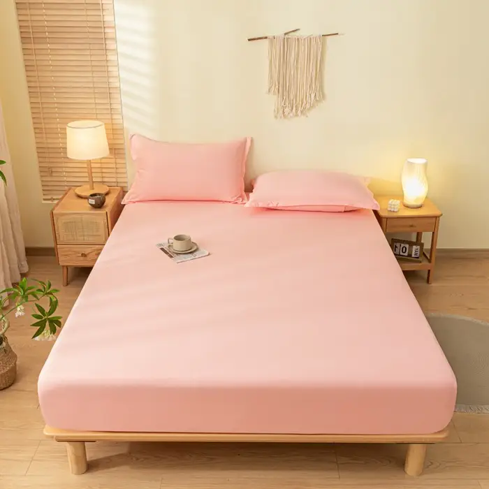 Solid Color Brushed Cotton Duvet Cover, Comfortable and Skin-Friendly, Single/Double Bed Cover, Dustproof Protective Bedding Wholesale