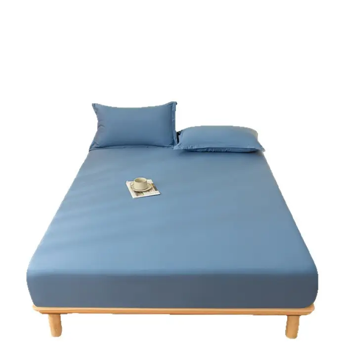 Solid Color Brushed Cotton Duvet Cover, Comfortable and Skin-Friendly, Single/Double Bed Cover, Dustproof Protective Bedding Wholesale