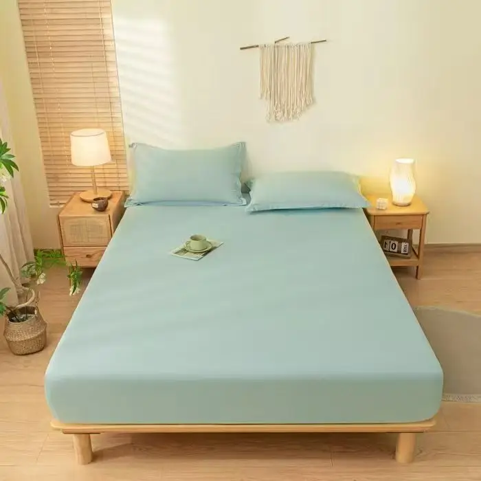 Solid Color Brushed Cotton Duvet Cover, Comfortable and Skin-Friendly, Single/Double Bed Cover, Dustproof Protective Bedding Wholesale