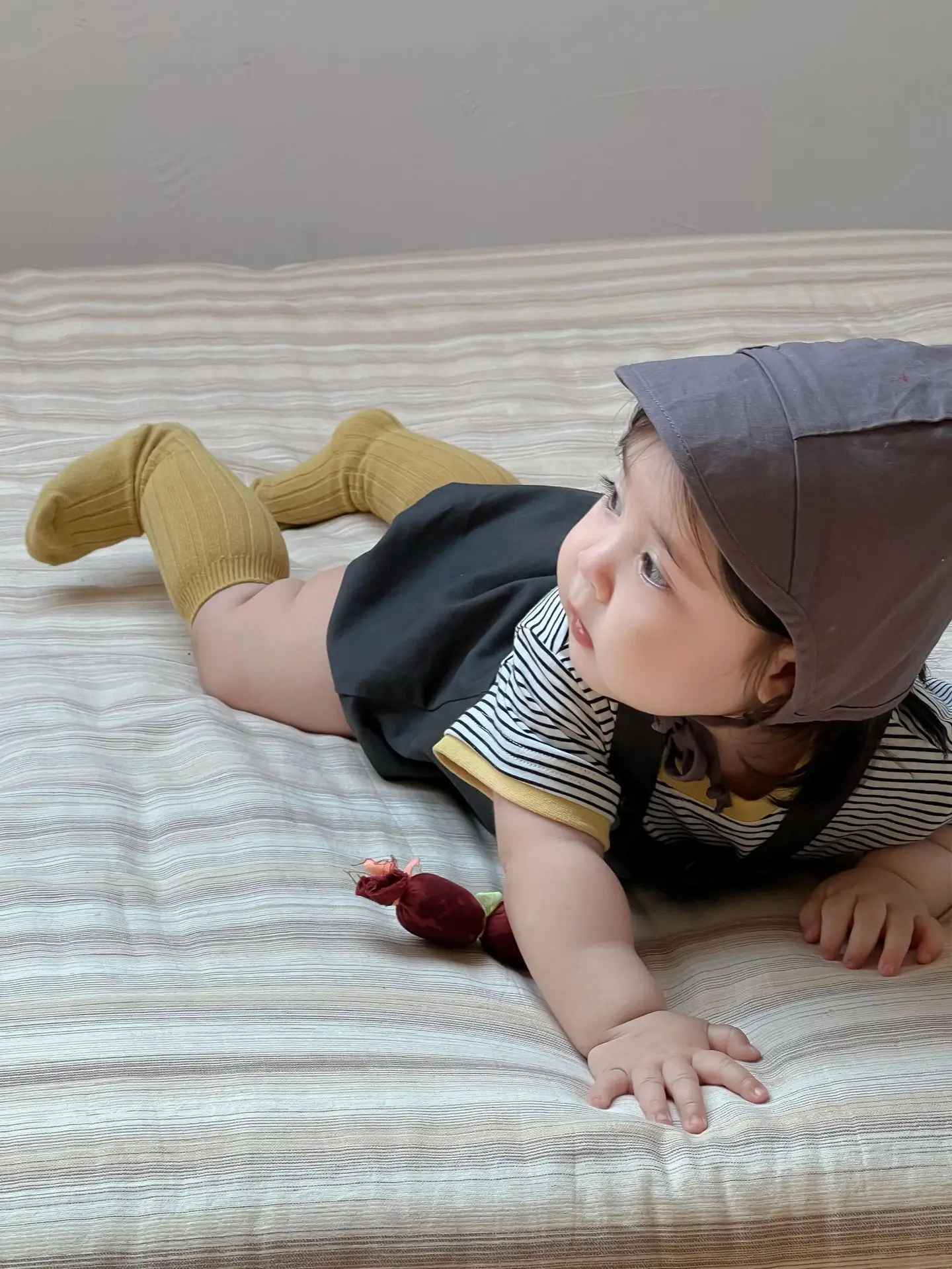 Galakoko Boys Summer Pure Color Crawling Clothes — feature 17