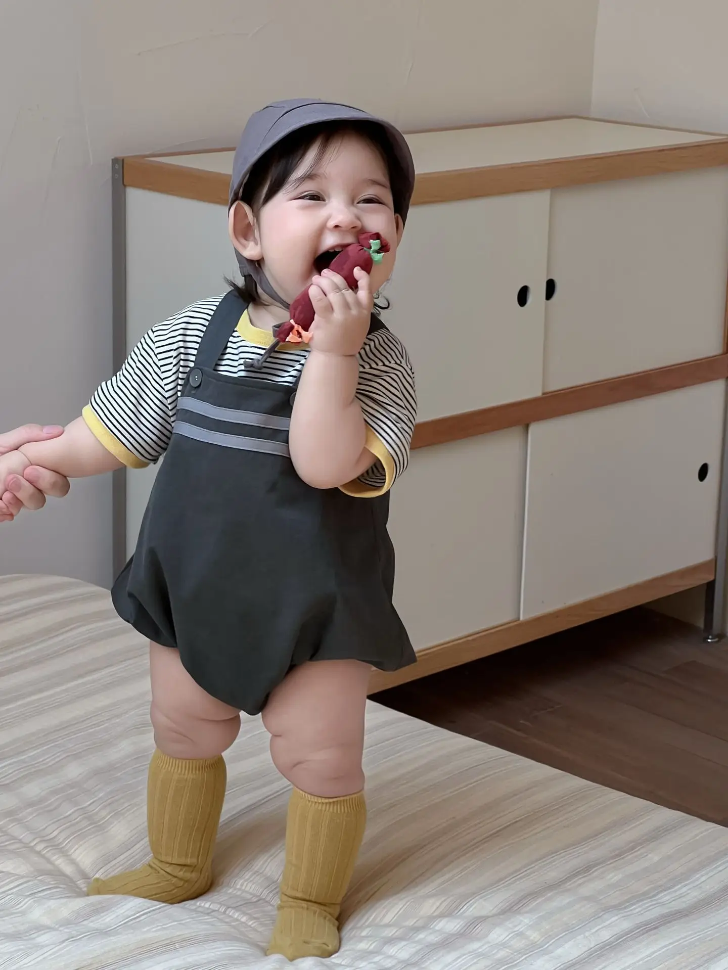 Galakoko Boys Summer Pure Color Crawling Clothes — feature 20
