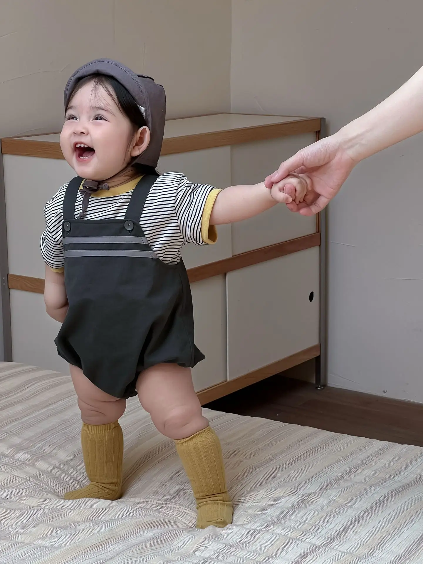 Galakoko Boys Summer Pure Color Crawling Clothes — feature 21