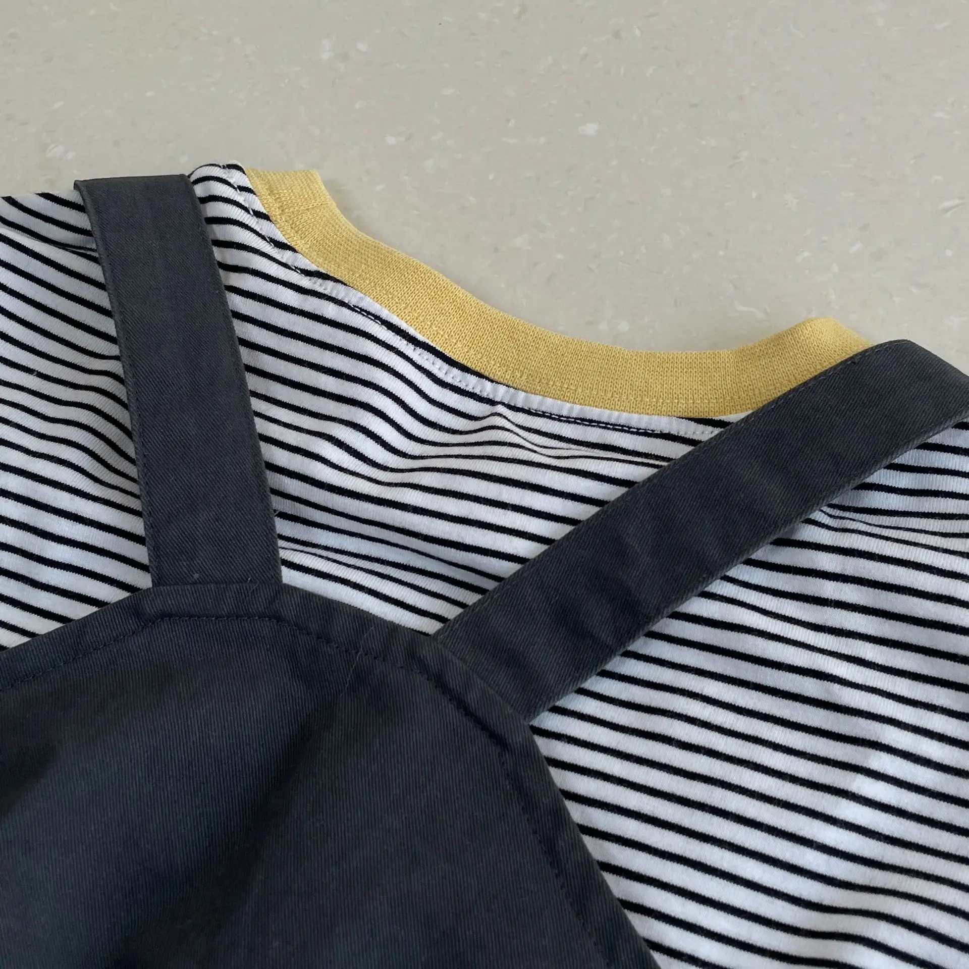 Galakoko Boys Summer Pure Color Crawling Clothes — feature 3