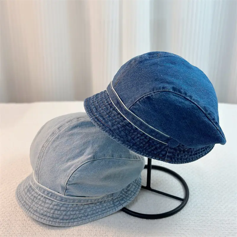 Wide Bristled Beret for Men Blue Grey - Image 6