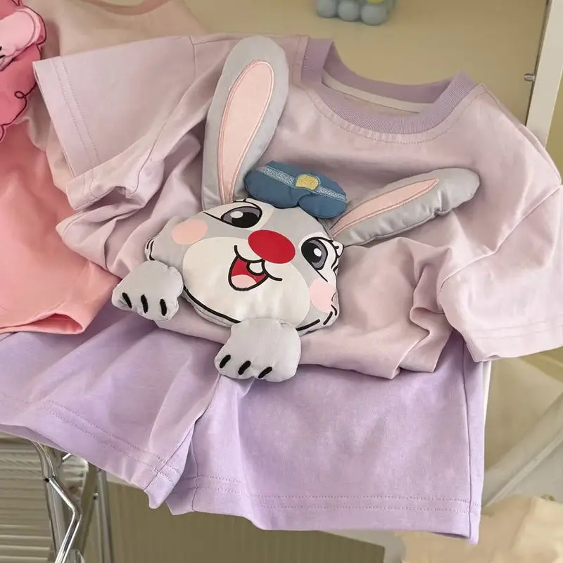 Kids Korean Cartoon Cotton T-Shirts Summer Wear — feature 10