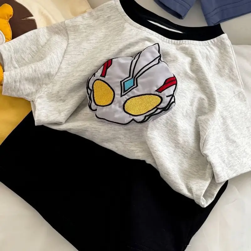 Kids Korean Cartoon Cotton T-Shirts Summer Wear — feature 12