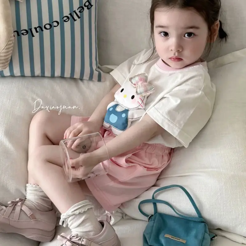 Kids Korean Cartoon Cotton T-Shirts Summer Wear — feature 7