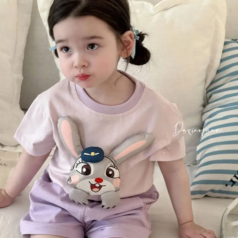 Kids Korean Cartoon Cotton T-Shirts Summer Wear — feature 8