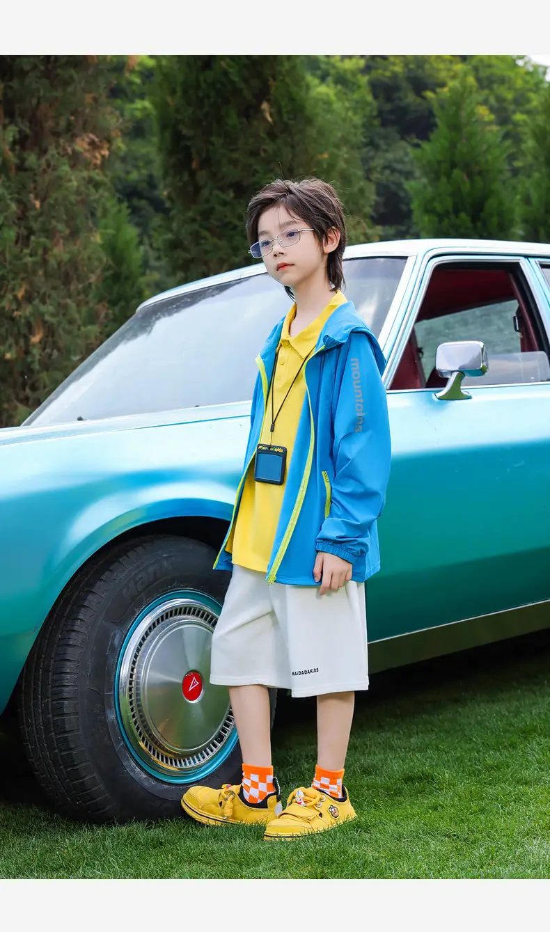 Boys Polo Shirt Yellow Panda Medium Large — feature 28