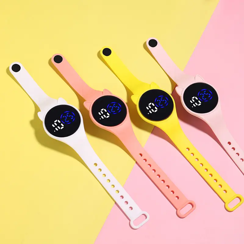 Touch Electronic Watch for Kids with Cat Ears Design - Image 10