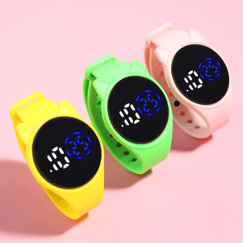 Touch Electronic Watch for Kids with Cat Ears Design - Image 11