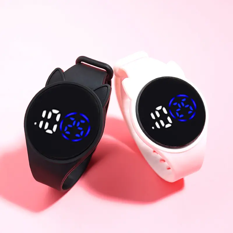 Touch Electronic Watch for Kids with Cat Ears Design — feature 5