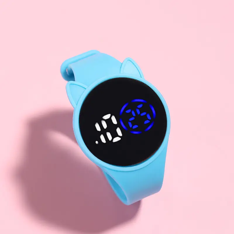 Touch Electronic Watch for Kids with Cat Ears Design - Image 5