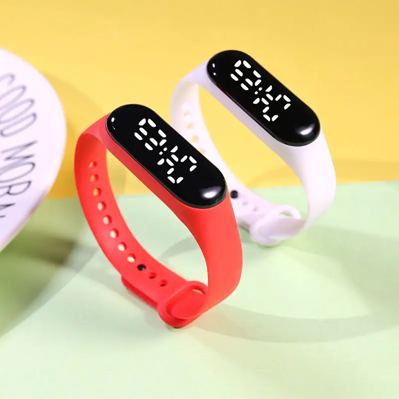 Yellow Touchless Digital Watch for Women Men - Image 21
