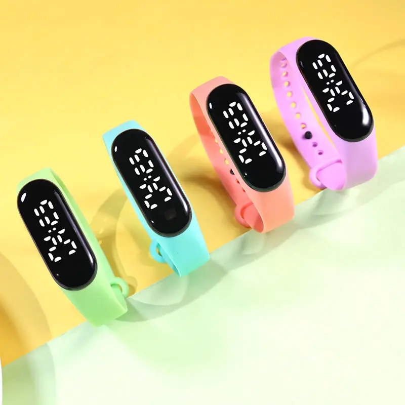 Yellow Touchless Digital Watch for Women Men — feature 10