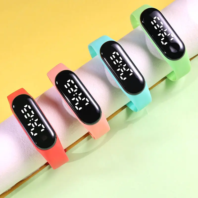 Yellow Touchless Digital Watch for Women Men — feature 11