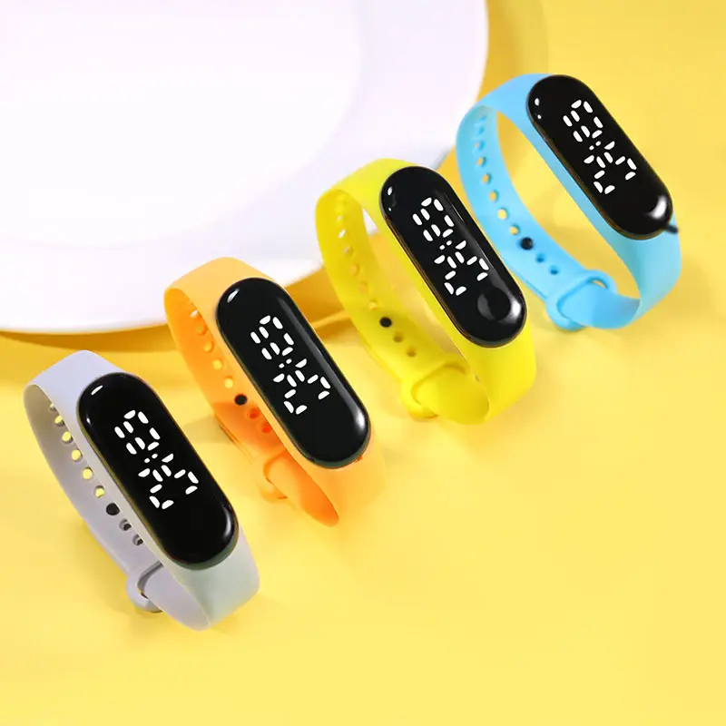 Yellow Touchless Digital Watch for Women Men — feature 15