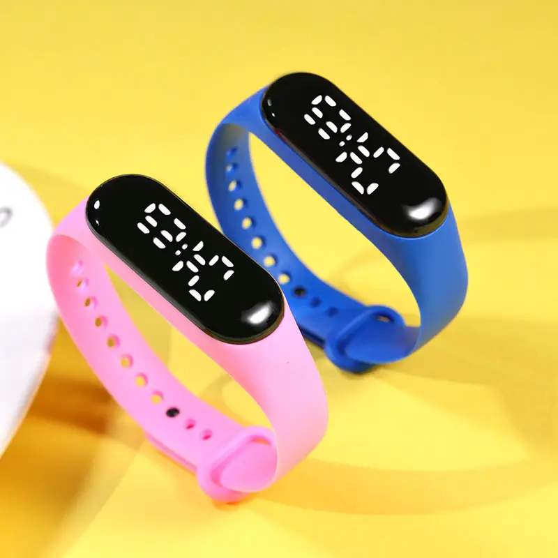 Yellow Touchless Digital Watch for Women Men — feature 16