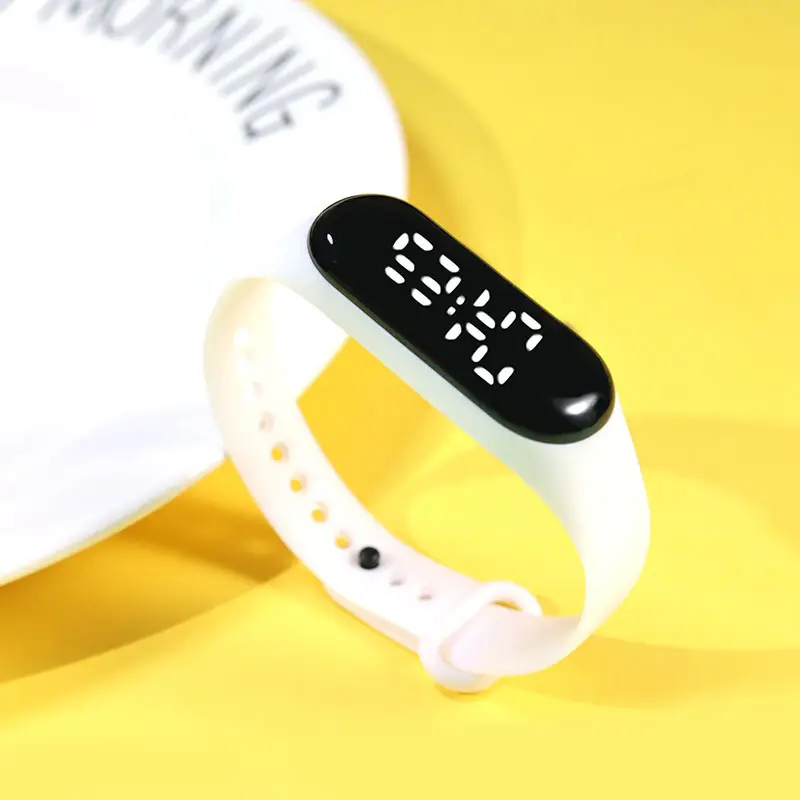 Yellow Touchless Digital Watch for Women Men — feature 17