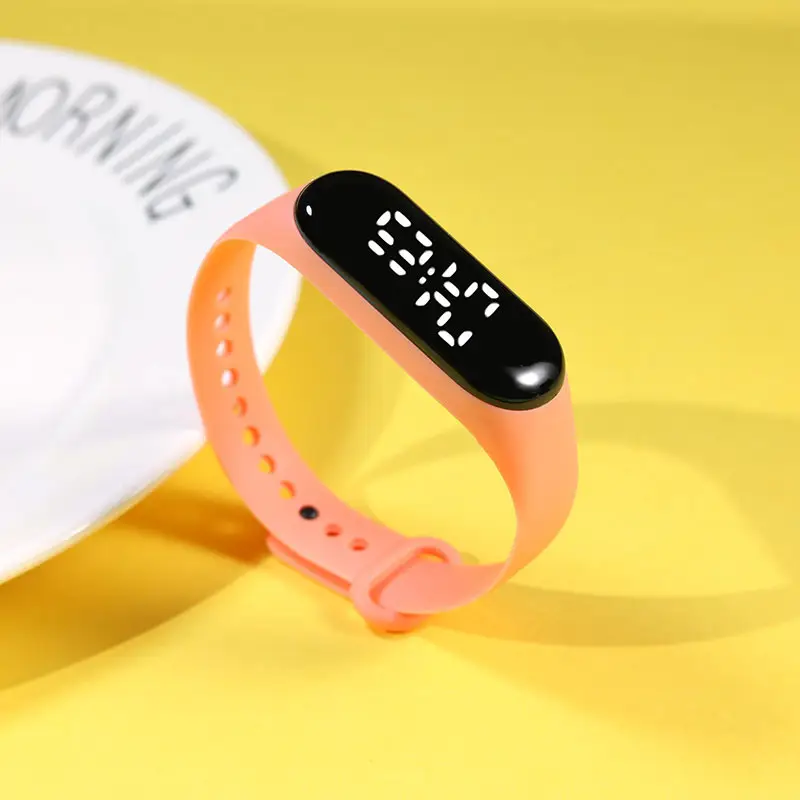 Yellow Touchless Digital Watch for Women Men — feature 19