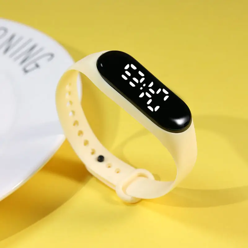 Yellow Touchless Digital Watch for Women Men — feature 20