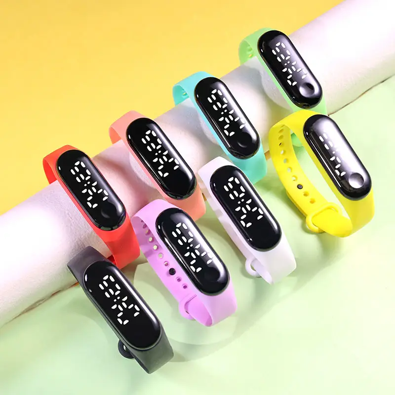 Yellow Touchless Digital Watch for Women Men — feature 4