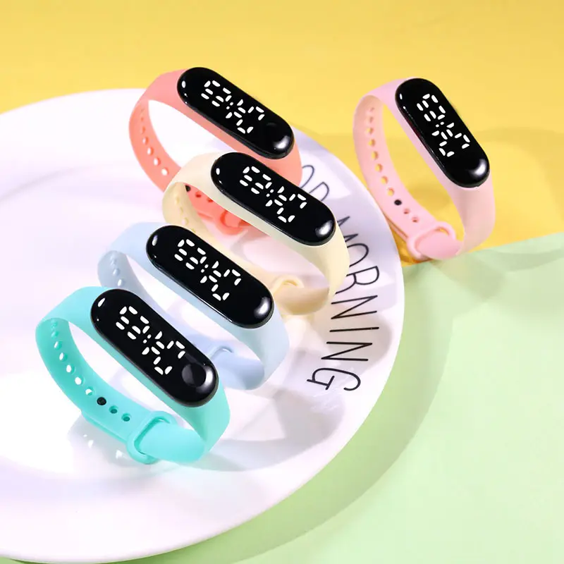 Yellow Touchless Digital Watch for Women Men — feature 5